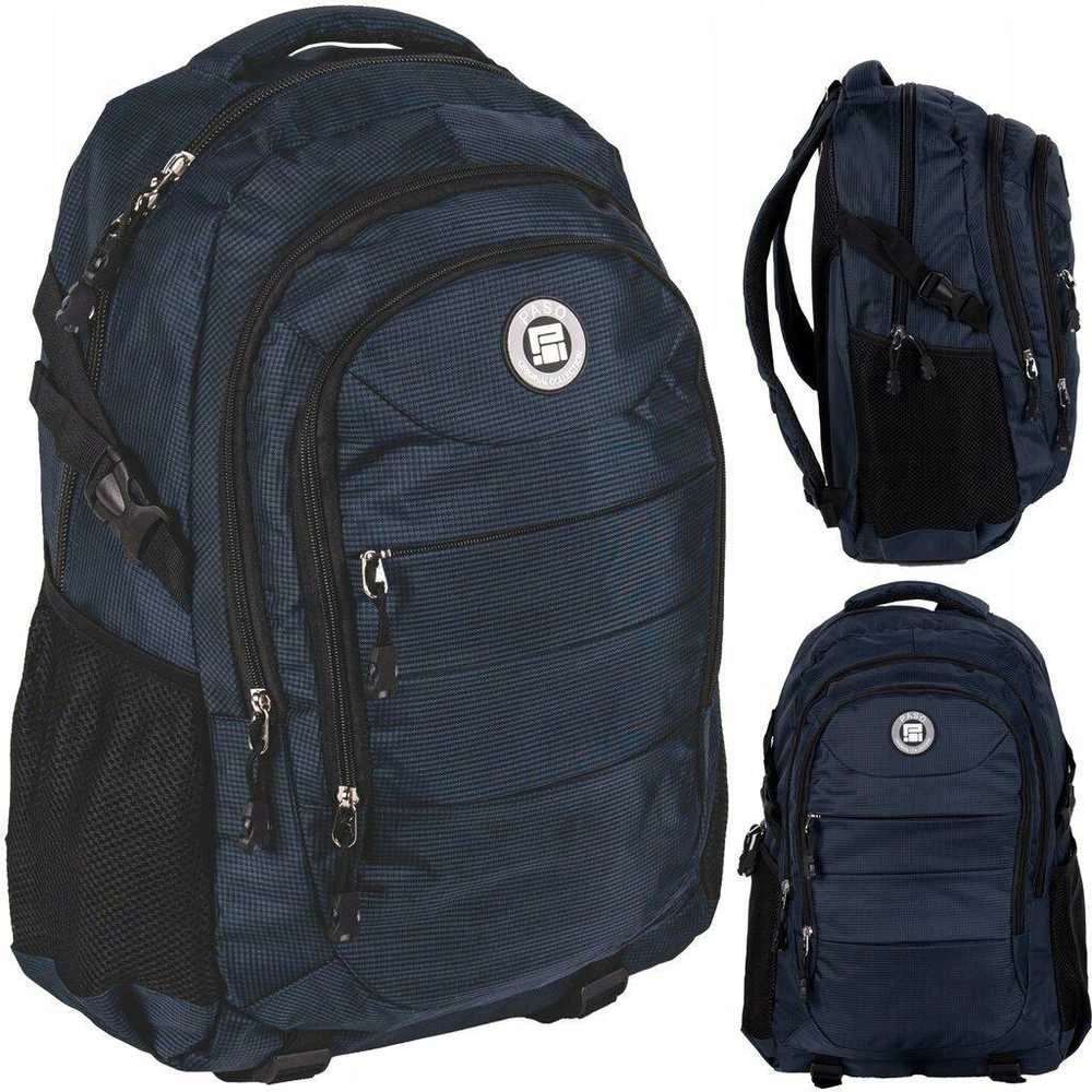 Paso Backpacks Kuprinė mokyklai ir kelionėms, mėlyna, 35 L