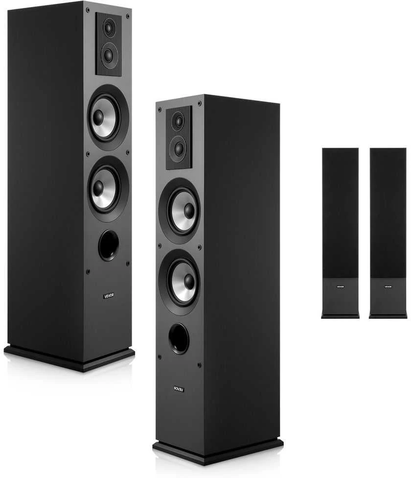 Namų kino sistema VEVOR grindinės trijų juostų kolonėlės 145 W