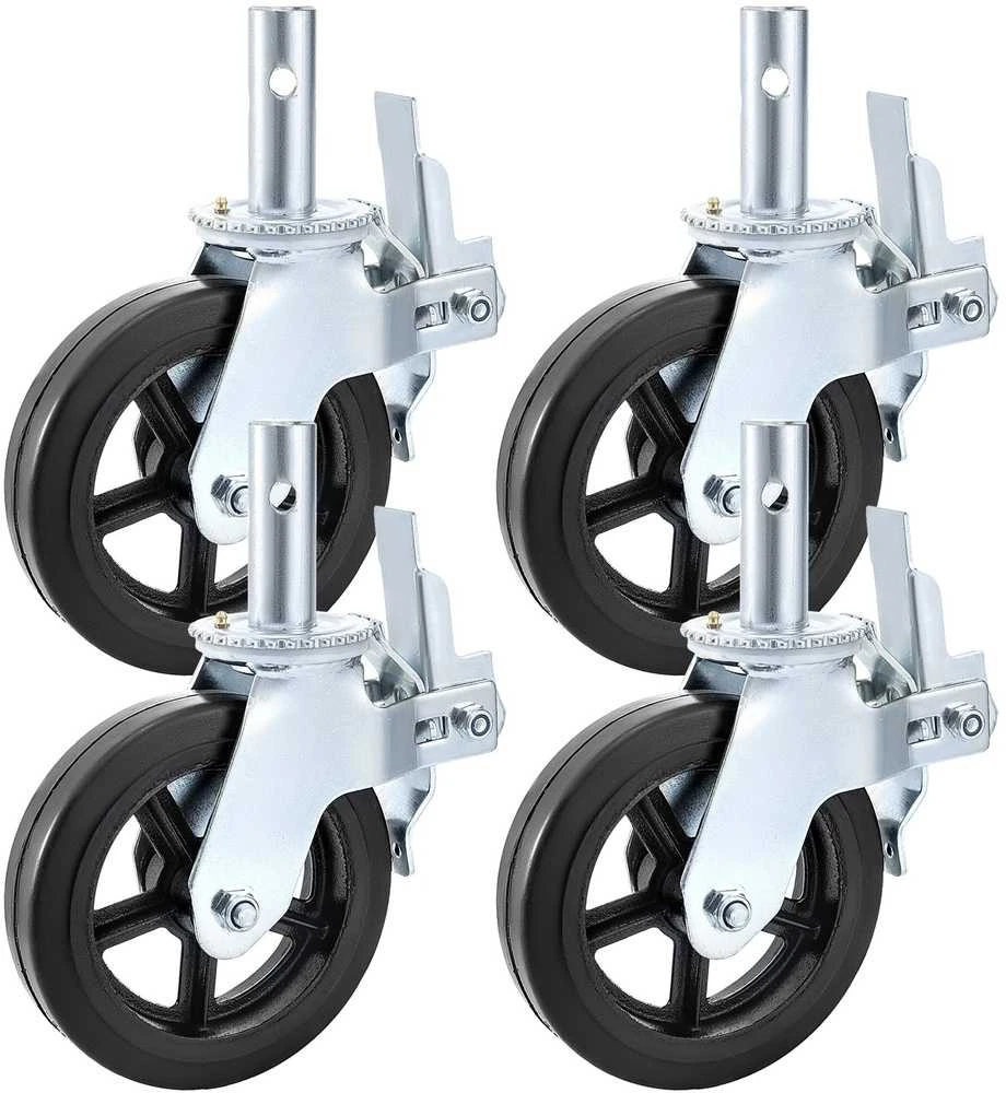 VEVOR 4 dalių 20 cm guminiai sukamieji ratukai