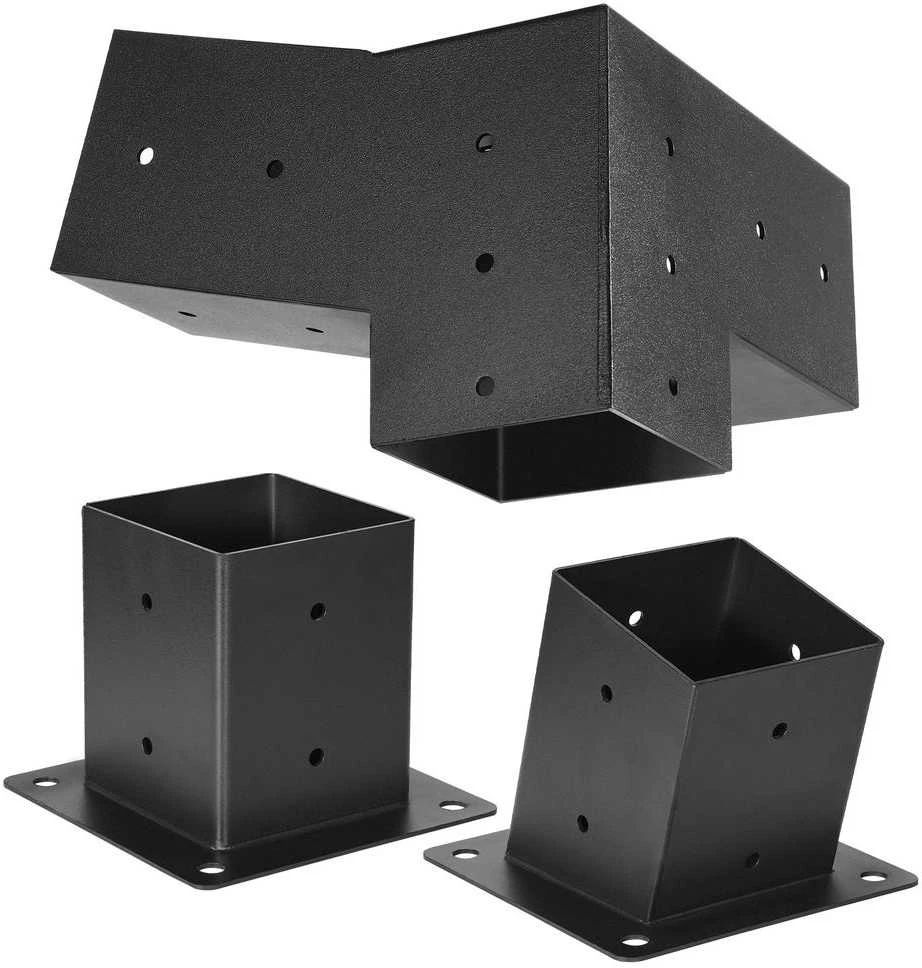 VEVOR Pergolės laikiklių rinkinys, 92x92 mm medienai