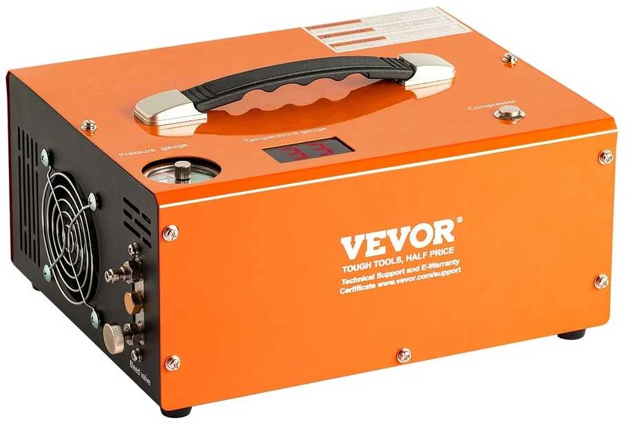 PCP oro kompresorius, 4500PSI 30Mpa, įmontuotas keitiklis, automatinio sustabdymo oro siurblys