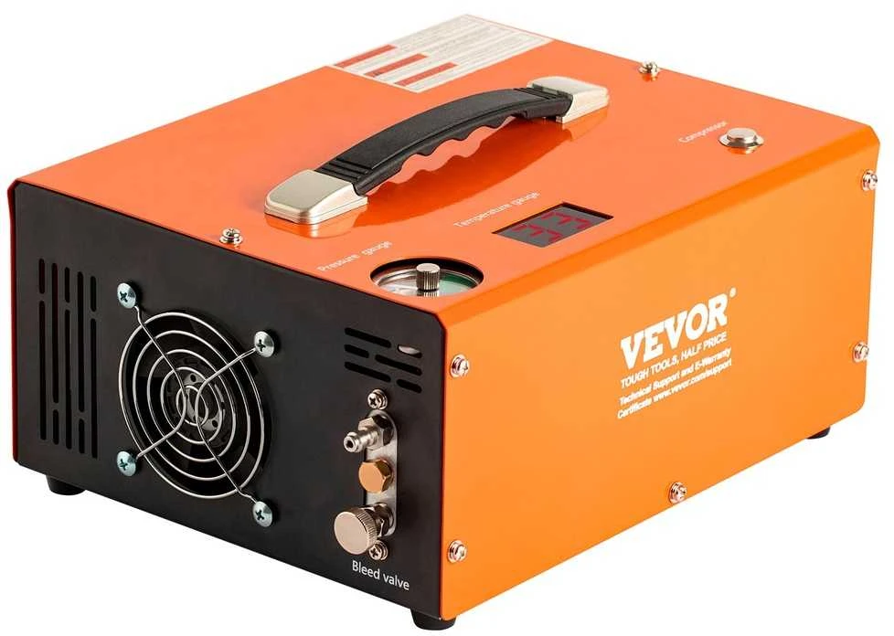 PCP oro kompresorius, 4500PSI 30Mpa, įmontuotas keitiklis, automatinio sustabdymo oro siurblys