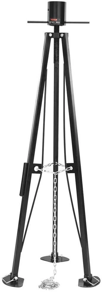 Penktosios ašies trikojis RV stabilizatorius, reguliuojamas 35-57 cm, 5000 lbs, sulankstomas, priekabos atrama, kemperio stabilizatorius