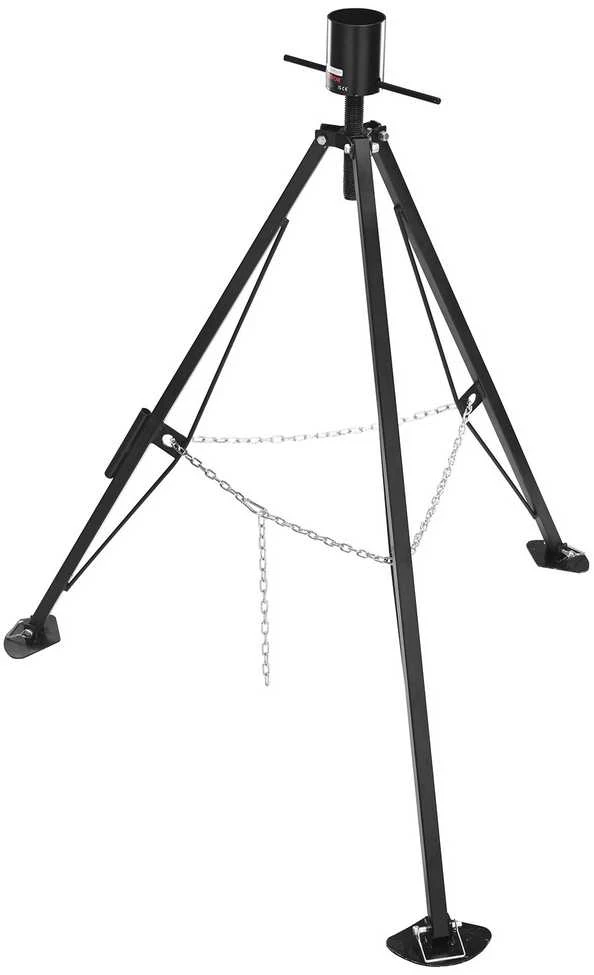 Penktosios ašies trikojis RV stabilizatorius, reguliuojamas 35-57 cm, 5000 lbs, sulankstomas, priekabos atrama, kemperio stabilizatorius