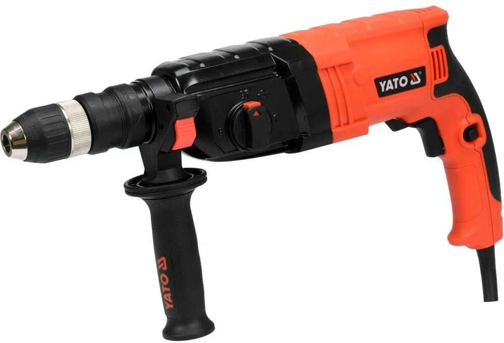 Perforatorius 850W, su keičiamomis galvutėmis, metaliniu korpusu, SDS grąžtu, betono grąžtu