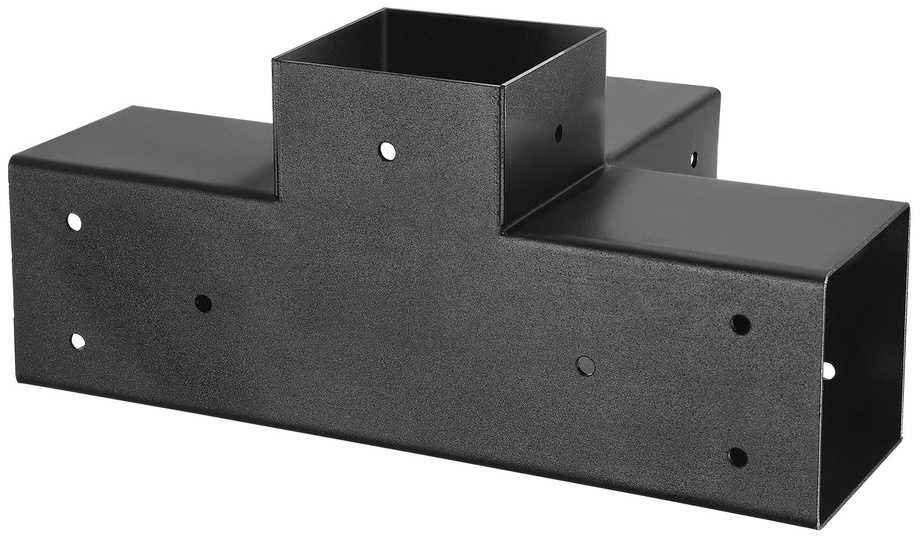 Pergolių laikikliai 101.6 mm, tvirti 3 ir 4 krypčių jungtys, pavėsinėms, stoginėms, markizėms