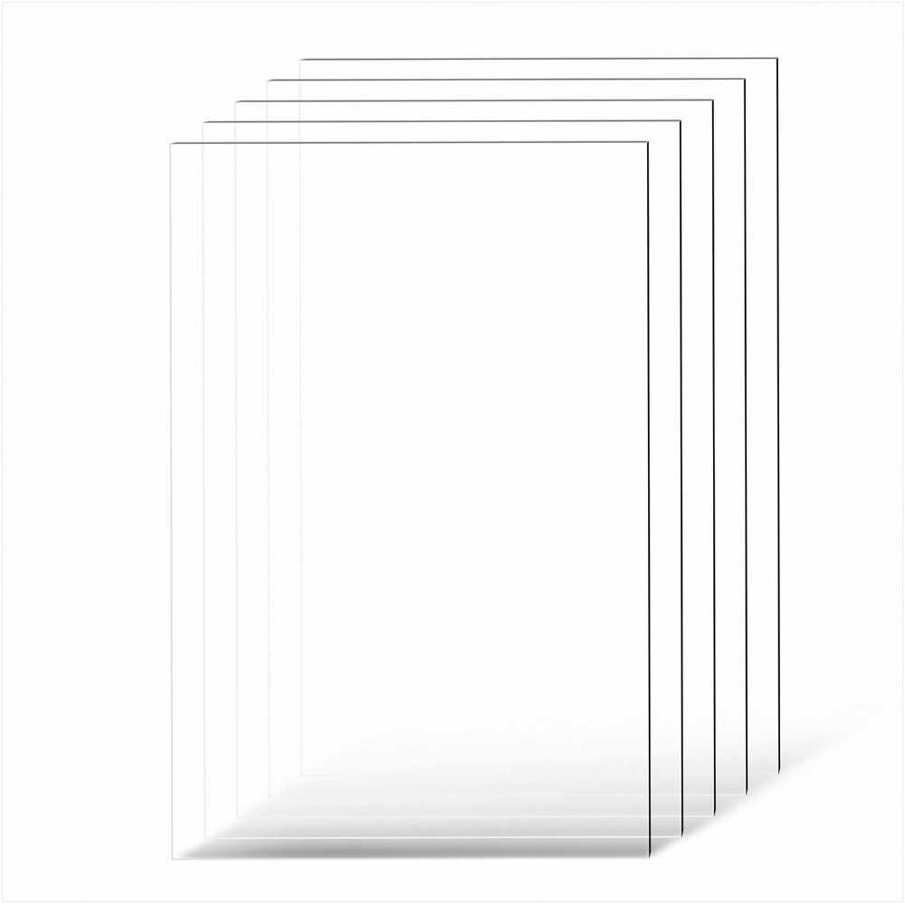 VEVOR 5 dalių PET plokštės 610 x 914 mm