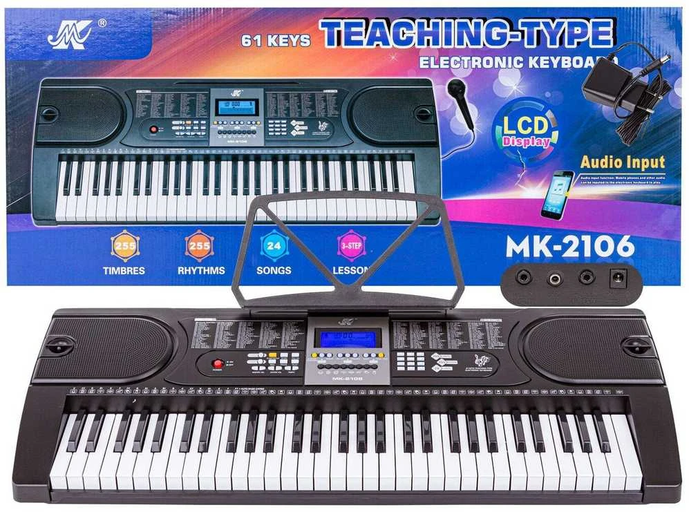 Pianino klaviatūra su mikrofonu MK-2106