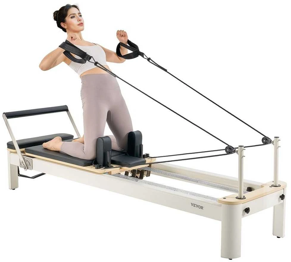 Vevor Pilates reformer treniruoklis namams su pasipriešinimu