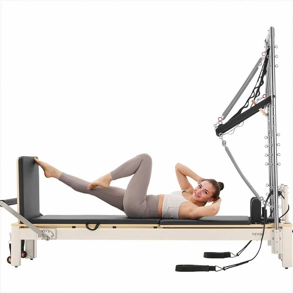 VEVOR Pilates reformeris su pasipriešinimu namų sporto salei