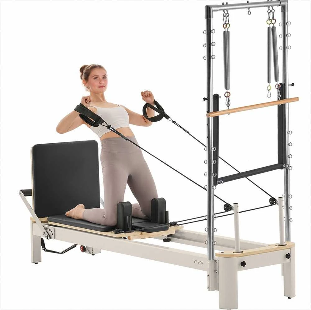 VEVOR Pilates reformeris su pasipriešinimu namų sporto salei