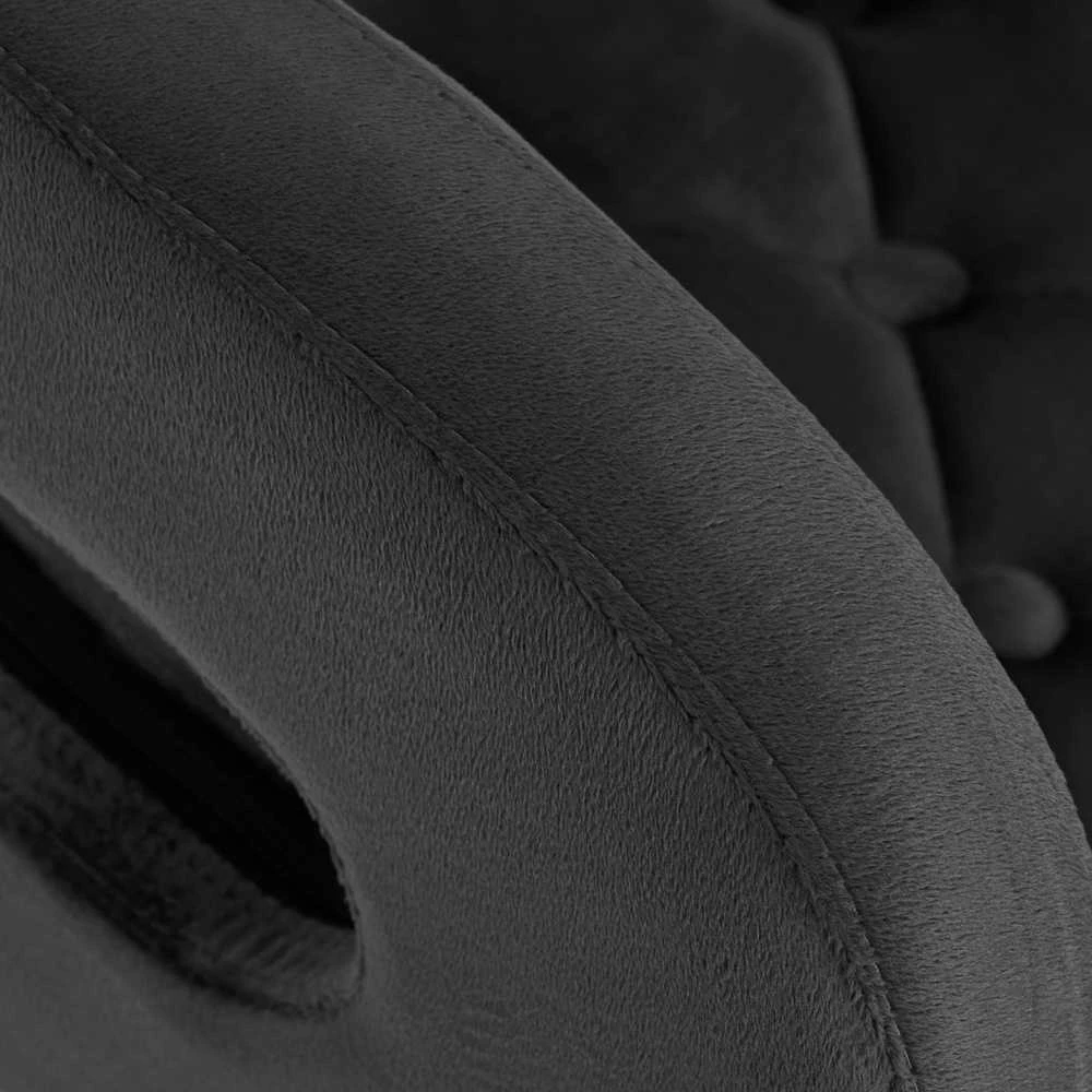 Activeshop Biuro kėdė su ratukais 4Rico QS-OF213G Velvet Pilkas