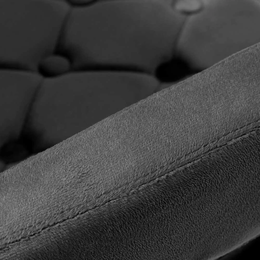 Activeshop Biuro kėdė su ratukais 4Rico QS-OF213G Velvet Pilkas