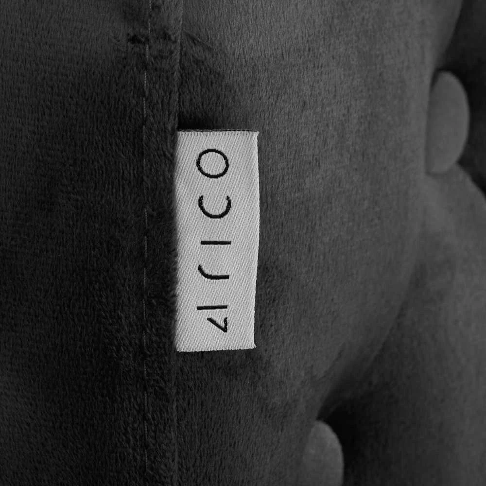 Activeshop Biuro kėdė su ratukais 4Rico QS-OF213G Velvet Pilkas