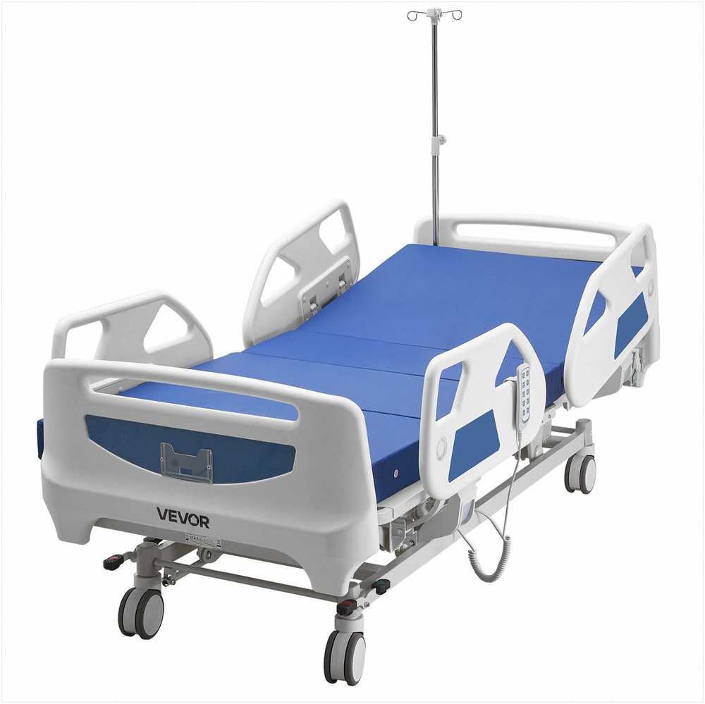 Pilnai elektrinė ligoninės lova namams ir klinikai su Trendelenburgo padėtimi, centrinė užrakto sistema, elektrinė medicininė lova, 250kg keliamoji galia, slaugos lova
