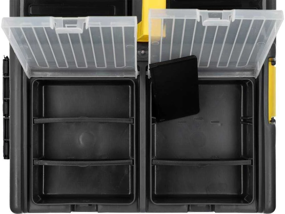 Vorel Plastikinė įrankių dėžė 26", su nuimamu dėklu, PVC įrankių dėžė, įrankių dėžė-organaizeris, įrankių laikymo dėžė
