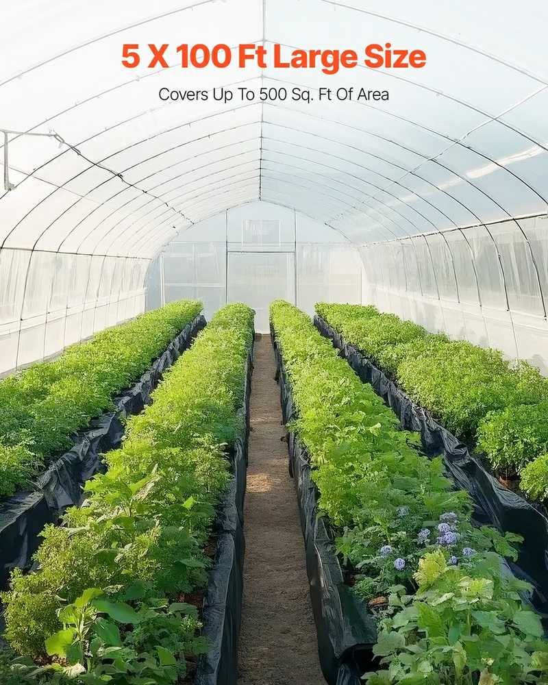 Vevor Juoda polietileno plėvelė 5 x 30,48 m