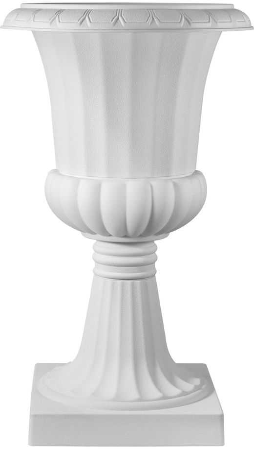 Plastikiniai urnos vazonai, 40 x 67 cm, klasikiniai gėlių vazonai, balta vaza vidaus lauko dekoravimui, sodo balkono terasos vestuvių renginiui