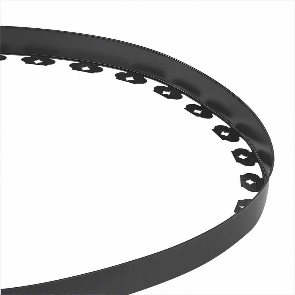 Plastikinis sodo apvadų rulonas, montuojamas be kasimo, atsparus UV spinduliams, lankstus vejos apvadas su smaigais, gėlynų apvadai, takų kraštai, kiemo takelių atskyrimas