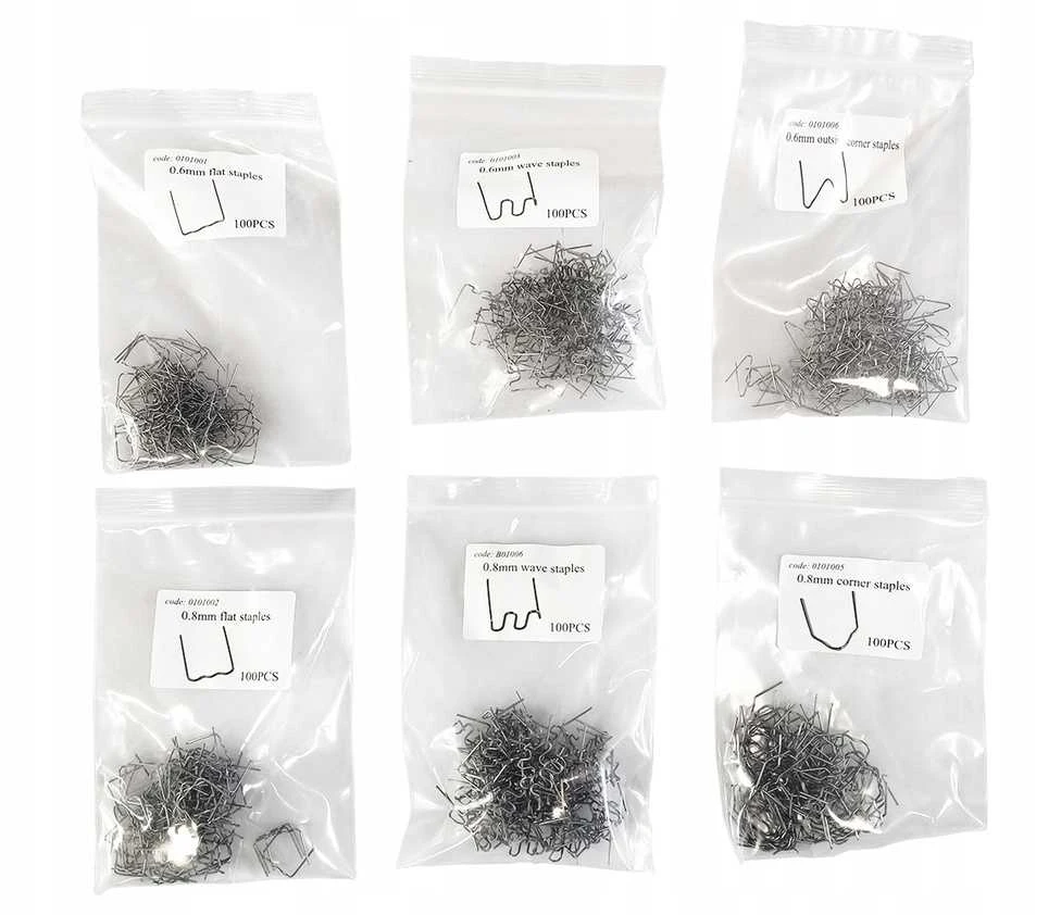 Plastiko suvirinimo aparatas, automobilių dalims ir buitinei technikai, su kabių asortimentu, remonto įrankis