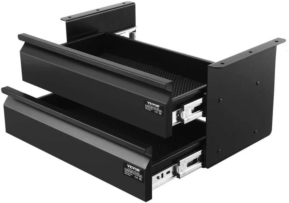 VEVOR dviejų stalčių 40 cm stalčių organizatorius