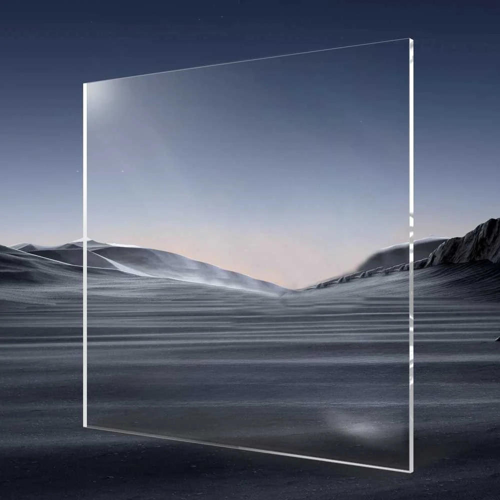 Plexiglass akrilo lakštas 914 x 1219 mm, 6mm skaidraus plastiko lakštas, skirtas „pasidaryk pats“ projektams, rankdarbiams, langų keitimui, vitrinoms