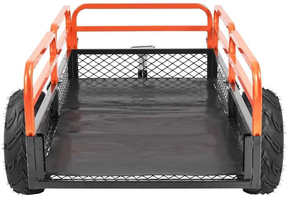 Plieninė ATV savivartė žoliapjovėms, 1500 lbs / 680 kg, 15 kub. pėdų / 0.42 kub. m, priekaba, sodo vežimėlis, savivartis