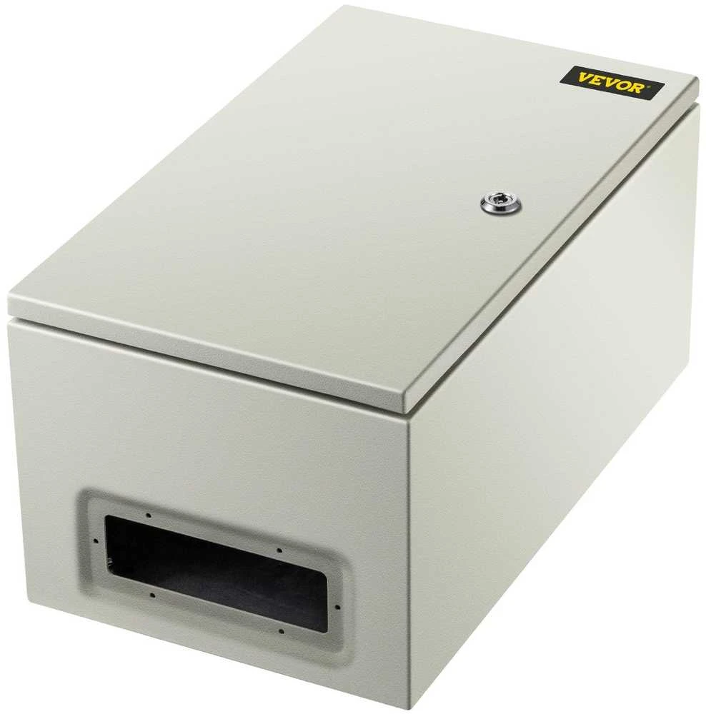 Plieninė elektros dėžutė 20x12x10", IP66, lauko/vidaus, hermetiška, metalinė, skirstomoji
