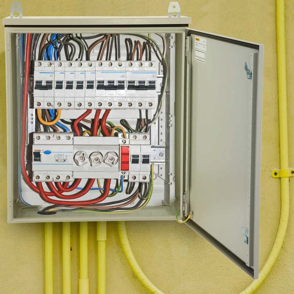Plieninė elektros skirstomoji dėžutė, lauko sąlygoms, anglinio plieno jungiamoji dėžutė