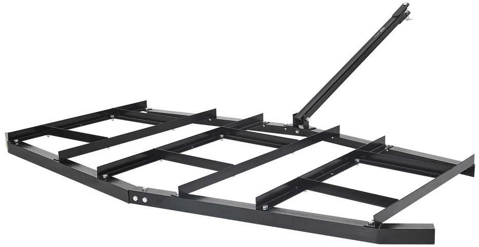 Plieninės akėčios 84 cm, lyginimo akėčios, keturračiams, lauko, sodo, žvyro, žemės