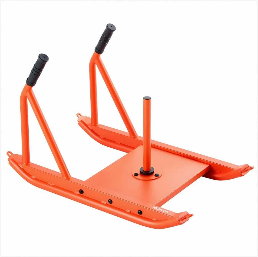 Plieninės svorio rogės sportui ir greičiui, oranžinės, suderinamos su 25/51 mm diskais, jėgos ir ištvermės treniruočių įranga raumenų auginimui, sporto inventorius su rankena