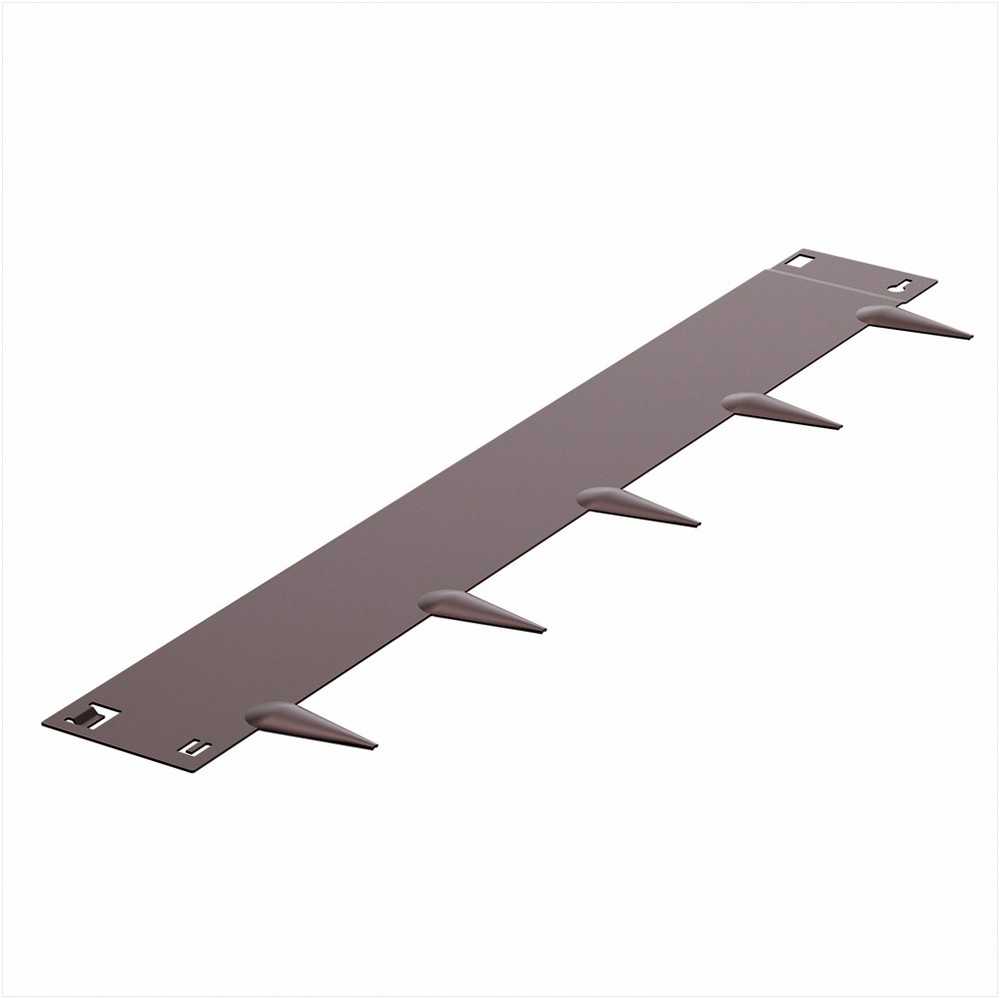 VEVOR Plieninis kraštovaizdžio apvadas 5 vnt 99 x 13 cm rudas