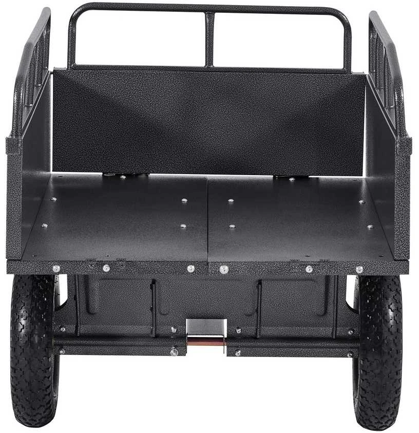 Plieninis savivartis vežimėlis 283 l / 227 kg, ATV, UTV, priekabai, sodui, tvirtas, patvarus, gabenimui