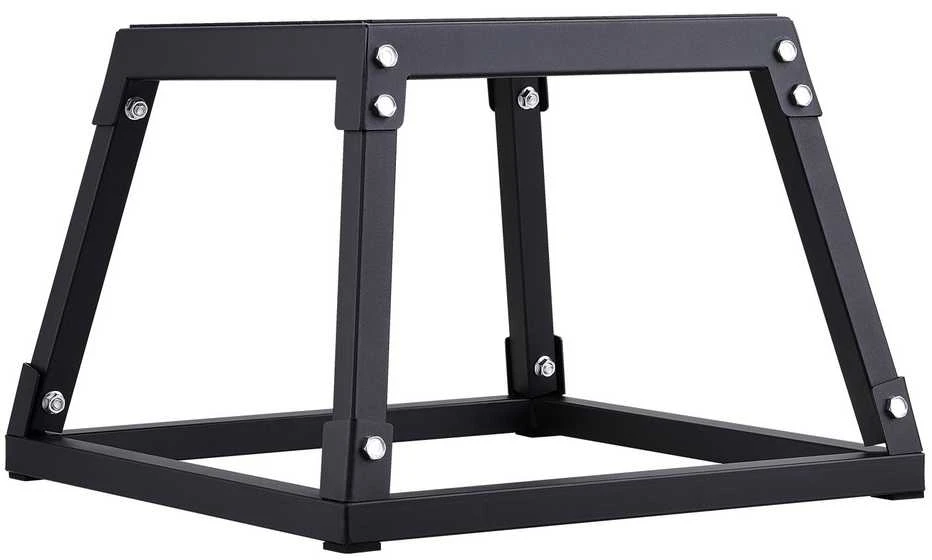Pliometrinė dėžė 30.48 cm, plieno plio dėžė, neslystanti fitneso platforma, mankštos, šuolių lavinimo dėžutė, namų sporto įranga