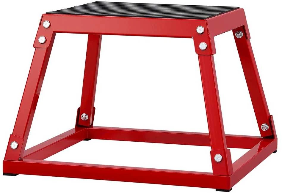 Pliometrinė dėžė 30.48 cm, šuolio dėžė, plieno platforma, mankštos laiptelis, fitneso įrankis, namų sporto salės įranga