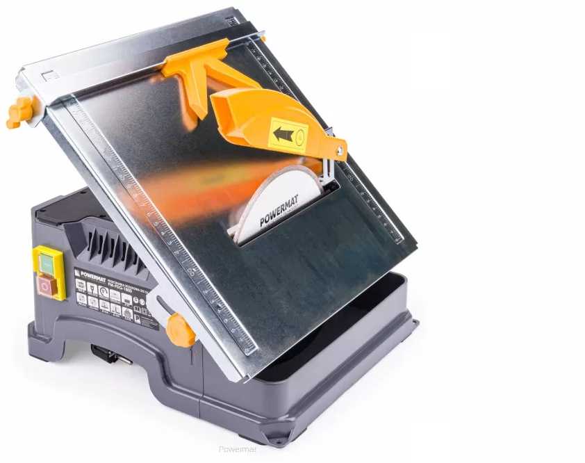 Plytelių pjovimo staklės POWERMAT 1800W, 180X22,2mm