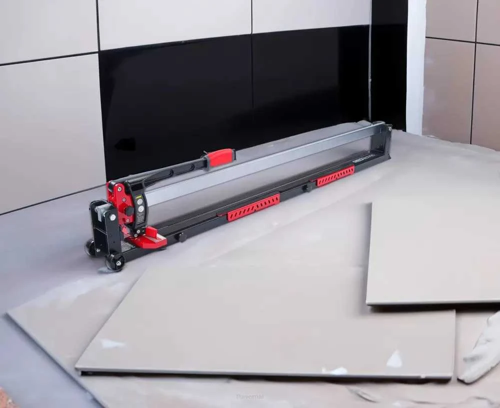 Plytelių pjaustytuvas, 1200mm su lazeriu, glazūruotoms plytelėms, profesionalus, įstrižas pjovimas