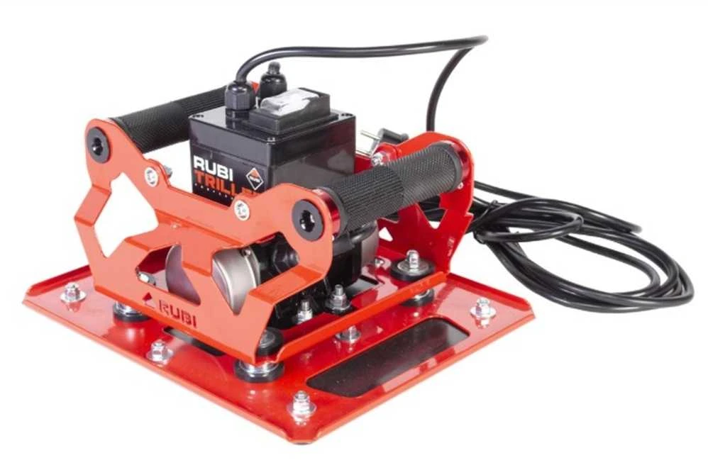 Plytelių vibratorius didelio formato plytelėms, su vibracijos mažinimo sistema, elektrinis plytelių vibratorius, Rubi plytelių montavimo įrankis