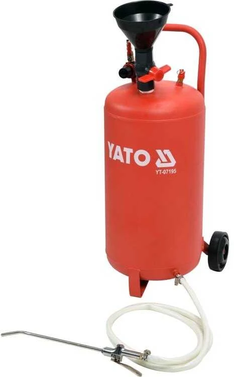 Pneumatinis alyvos pildytuvas 20L talpos, skirtas greitam alyvos užpildymui, alyvos pildytuvas, pneumatinis alyvos pildytuvas