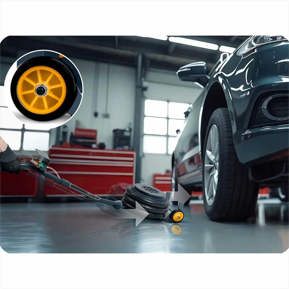 Pneumatinis automobilinis keltuvas, 3.5 tonos, sunkiasvoris grindų keltuvas, automobiliams ir furgonams, oro hidraulinis keltuvas