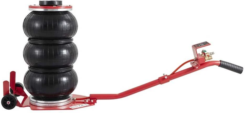 Pneumatinis domkratas 3t, greitas kėlimas, trigubas oro pagalvių dizainas, automobilių remontui, oro pagalvės, keltuvas