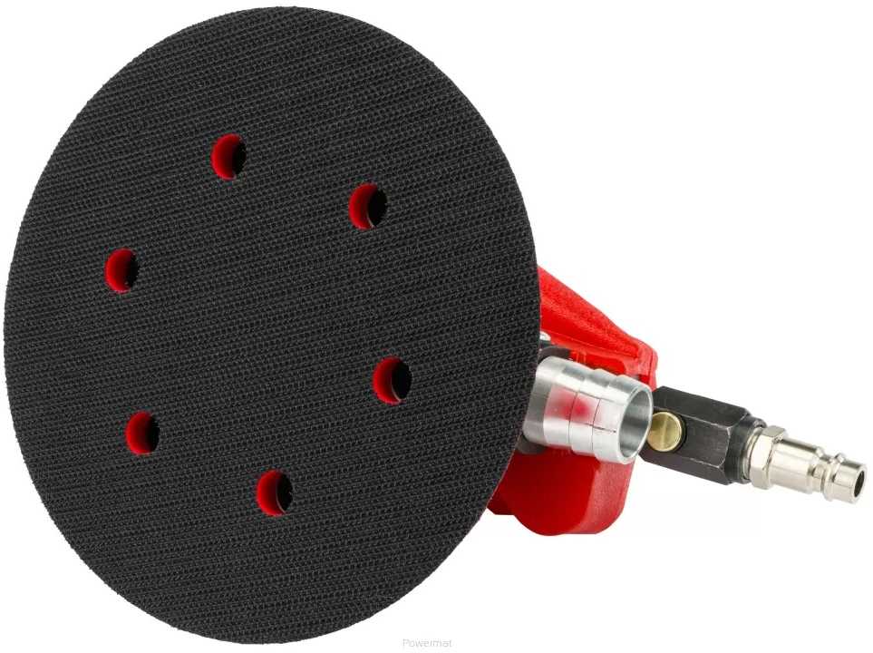 Pneumatinis ekscentrinis šlifuoklis, 150mm ir 125mm, metalui, medžiui, plastikui, su dulkių ištraukimu