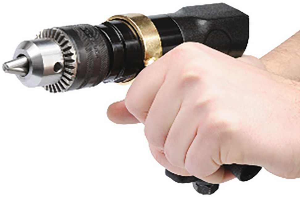 Pneumatinis grąžtas profesionaliam naudojimui, su reguliuojamu greičiu, grąžtas su sukimu į dešinę/kairę, pneumatinis grąžtas, 13 mm grąžtas