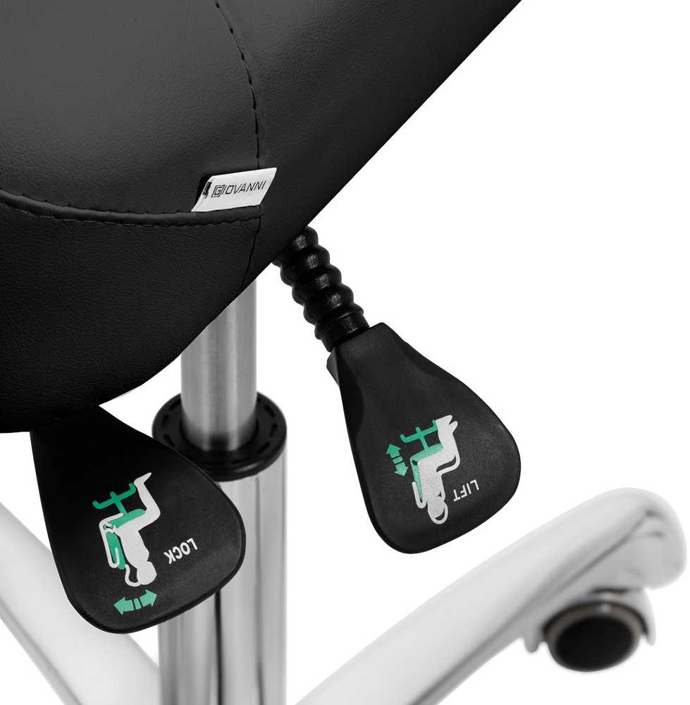 Activeshop Podologinė meistro kėdutė Giovanni 1005 Juodas