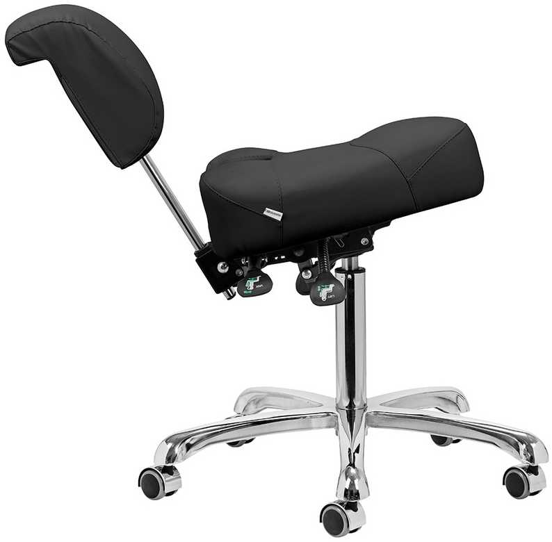 Activeshop Podologinė meistro kėdutė Giovanni 1005 Juodas