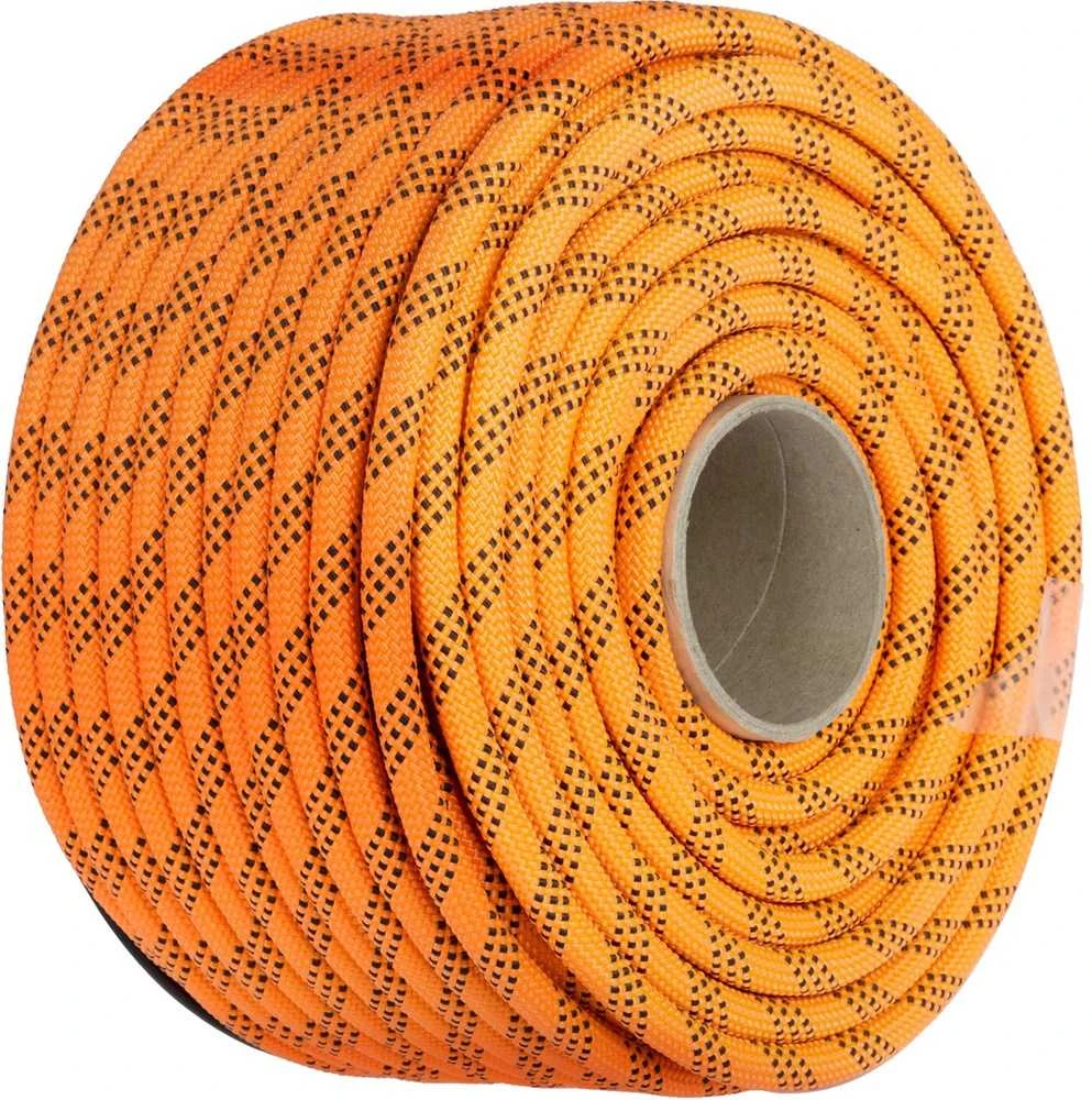 Poliesterio traukimo virvė, 61 metro ilgio, didelio stiprumo dvigubo pynimo virvė, patvari poliesterio virvė, 14 mm virvė