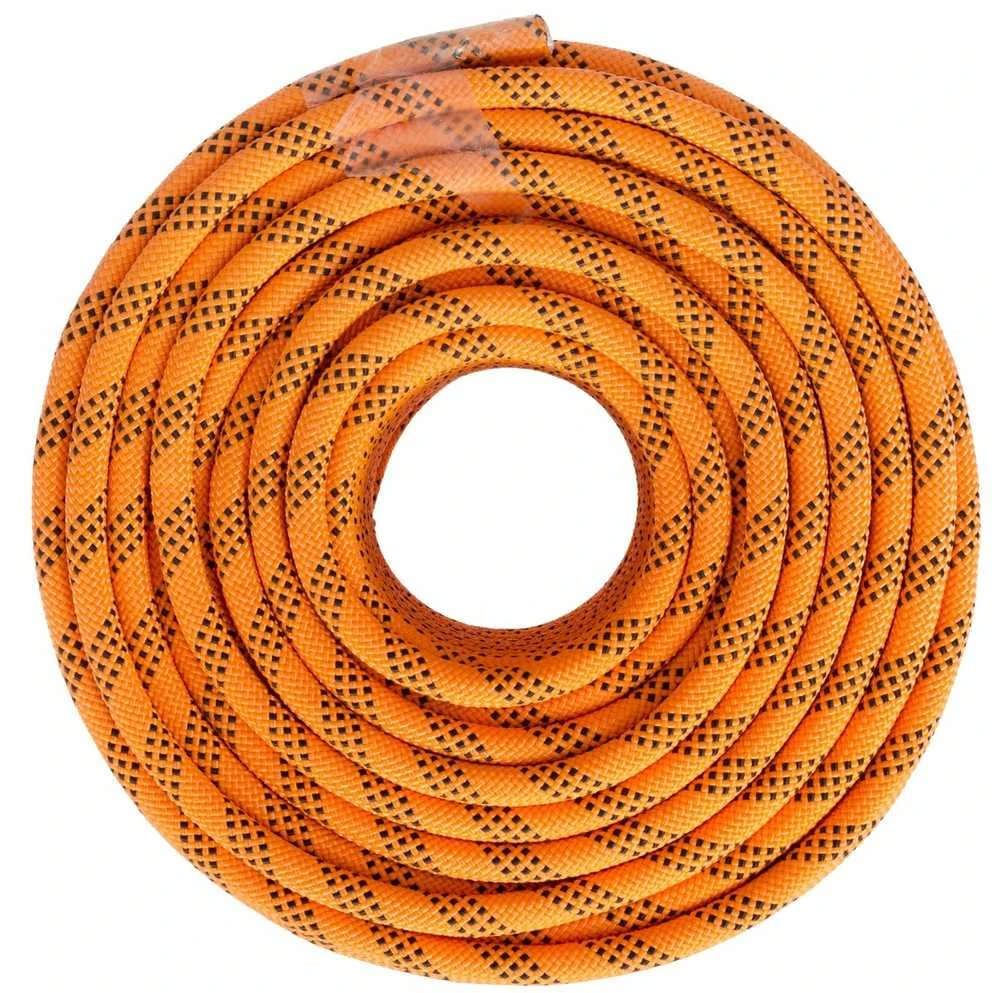 Poliesterio traukimo virvė, 61 metro ilgio, didelio stiprumo dvigubo pynimo virvė, patvari poliesterio virvė, 14 mm virvė