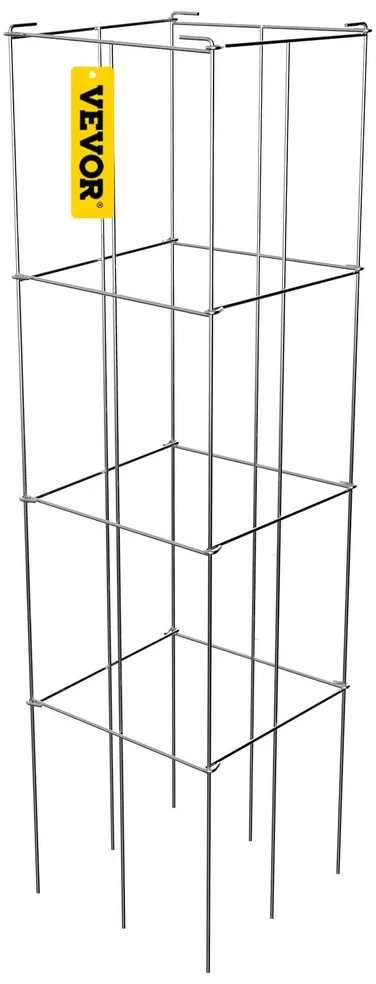 Pomidorų atramos, 5 vnt. pakuotė, 3 pakopos, 30 x 30 x 117 cm