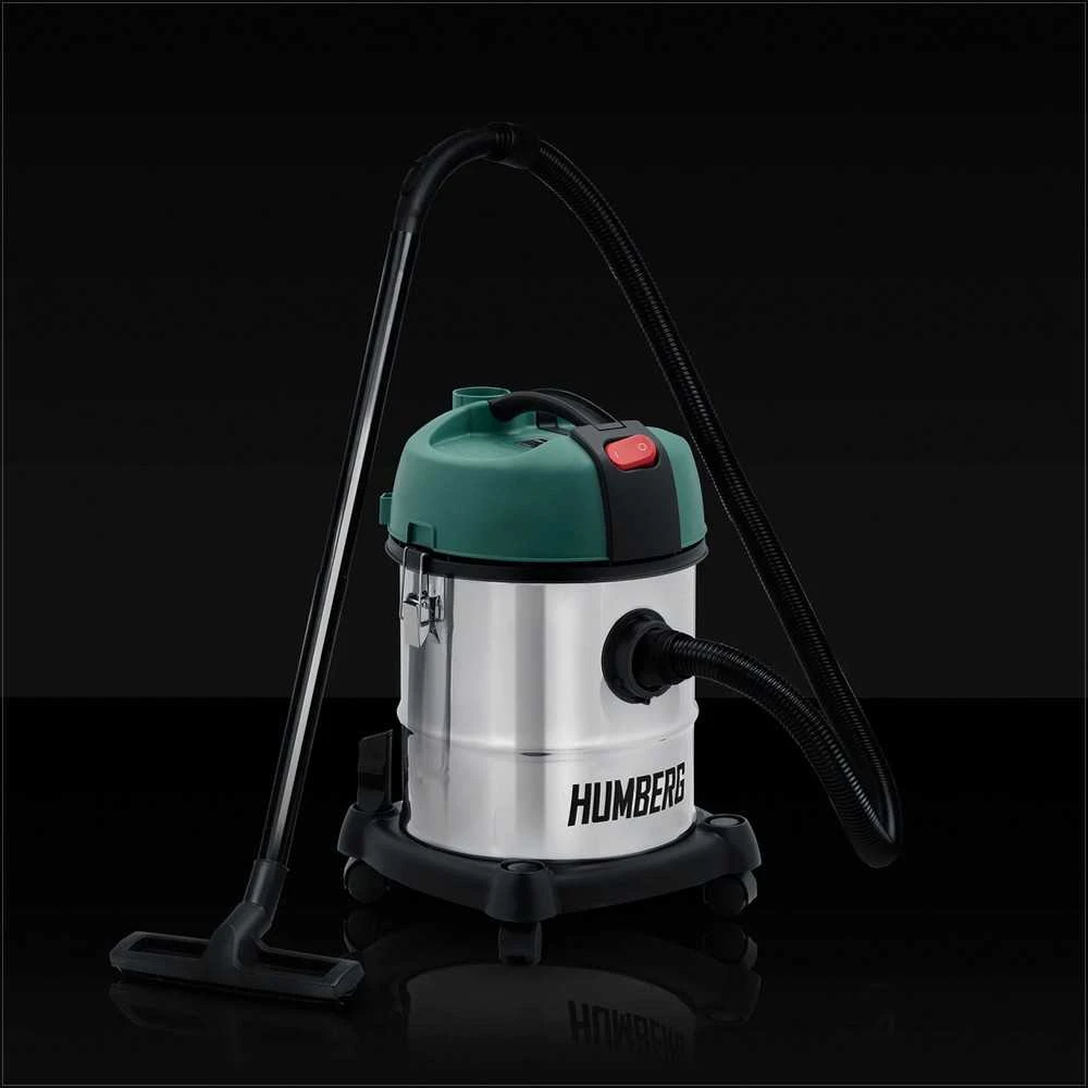 Pramoninis dulkių siurblys, 20L talpa, 1200W galia, šlapiam ir sausam siurbimui, pelenų ir šiukšlių siurblys