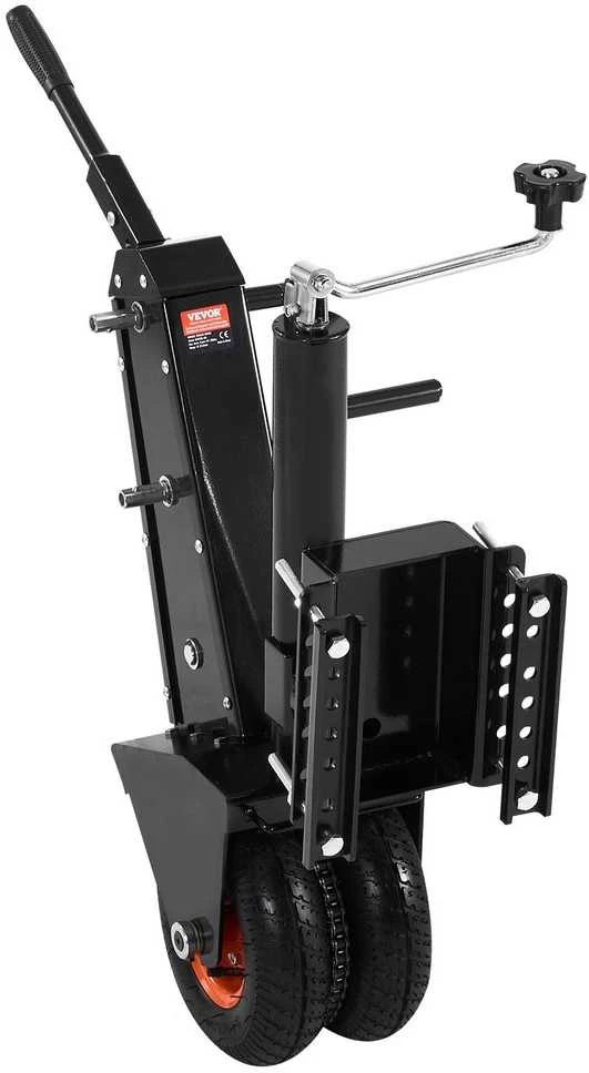 Priekabos domkratas, 227 kg, 330-590 mm, kilnojamas, lengvas, plieno, priekabų ratukas, valties vežimėlio domkratas